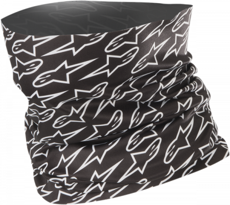 Echipamente Moto - Protectie gat Alpinestars Negru/Alb Neck Tube