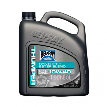Piese Moto - Ulei de motor Bel-Ray Thumoer Racing Synthetic ester blend 4T 10W-40, 4 litri