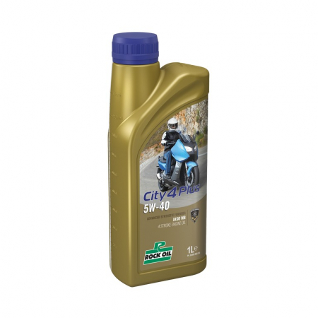 Piese Moto - ULEI MOTOR CITY 4 PLUS FULL SYNTHETIC 5W40 1L ROCK OIL