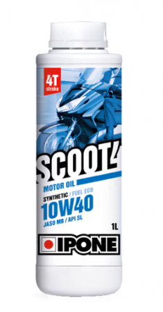 Piese Moto - Ulei Motor Synthetic  Scoot 4 10W40 IPONE 1L