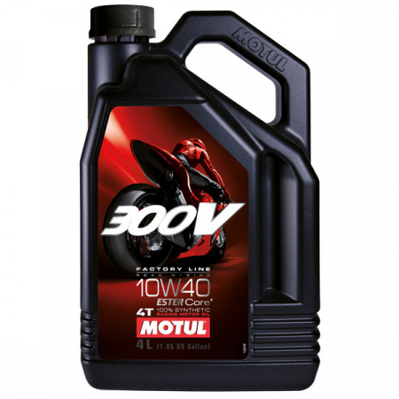 Piese Moto - Ulei de motor Motul 300V 10W-40 Racing, 4 L