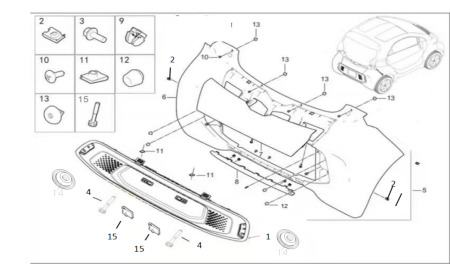 Autovehicule electrice si Piese de schimb - USA ACCES BATERII BARA SPATE XEV YYOYO