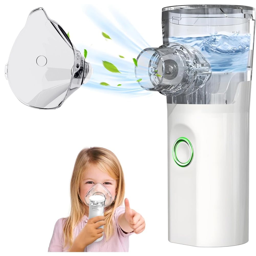 Aparat aerosoli portabil, 2 moduri de pulverizare, pentru copii si adulti [8]