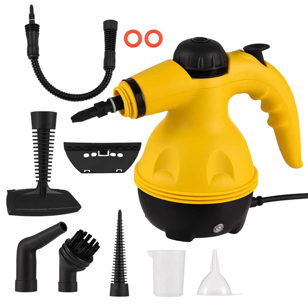 Aparat de curatare cu abur portabil – 1000 W, presiune inalta, multifunctional [1]