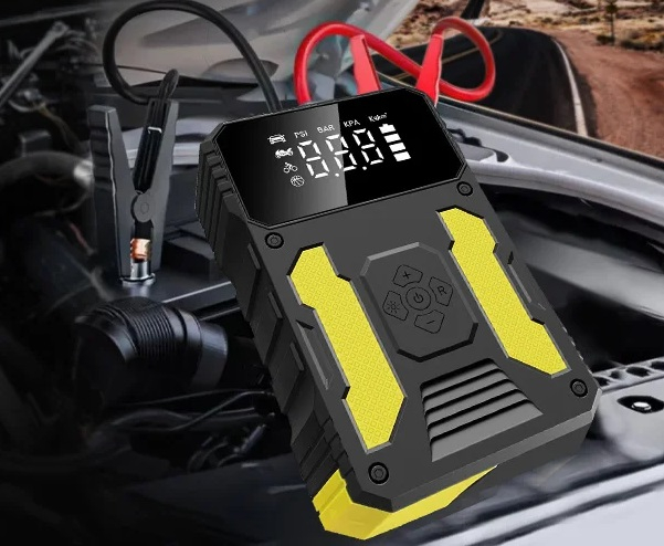 Starter auto, aparat portabil pentru pornire auto 2000A cu Compresor 150 PSI si baterie externa 14000 mAh – dispozitiv multifunctional 4 in 1 [7]
