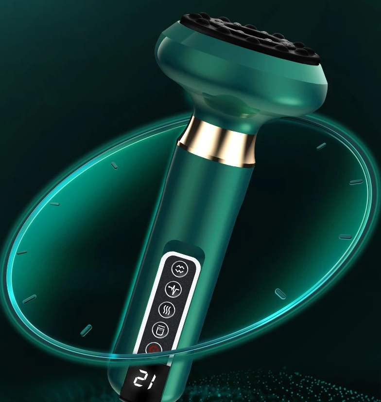 Aparat Profesional de Masaj Tip Ventuza Anticelulitic, 12 Moduri de Incalzire, 8 Bile din Otel [10]