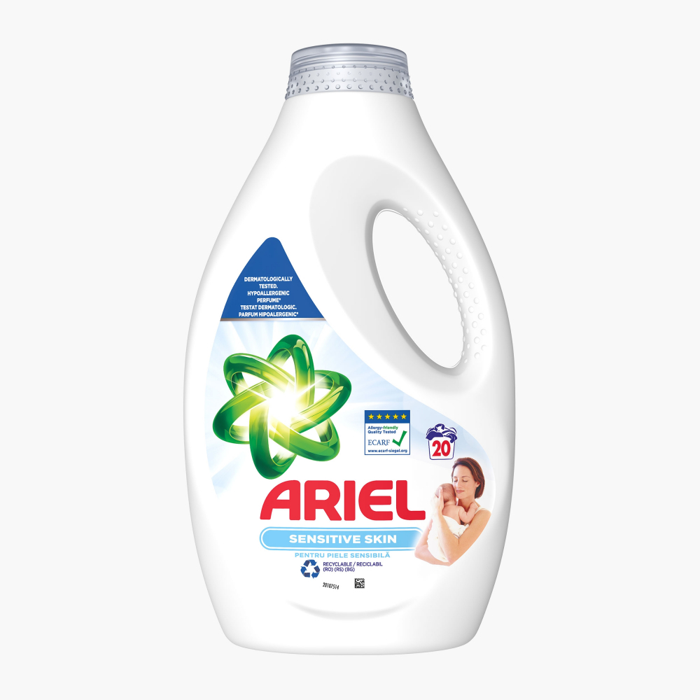 ARIEL Sensitive Skin, detergent automat de rufe, lichid, 1 l [1]