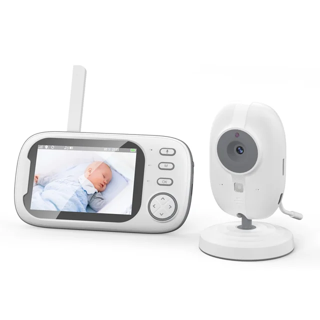 Baby Monitor Audio ABM600 – Video bebelusi , Wireless, Ecran 3.5’’ LCD, Night Vision, Senzor Temperatura, VOX [1]