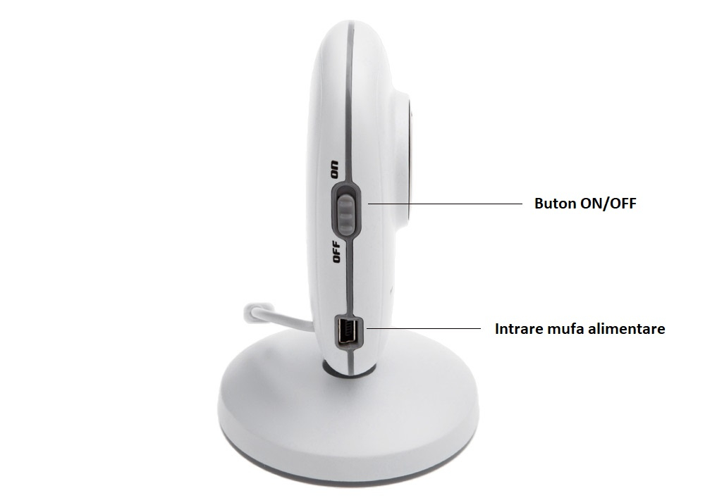 Baby Monitor VB603 Audio – Video, Wireless, Ecran 3.2 Inch LCD, Night Vision, Senzor Temperatura, Talk-back, Cantece de Leagan [10]