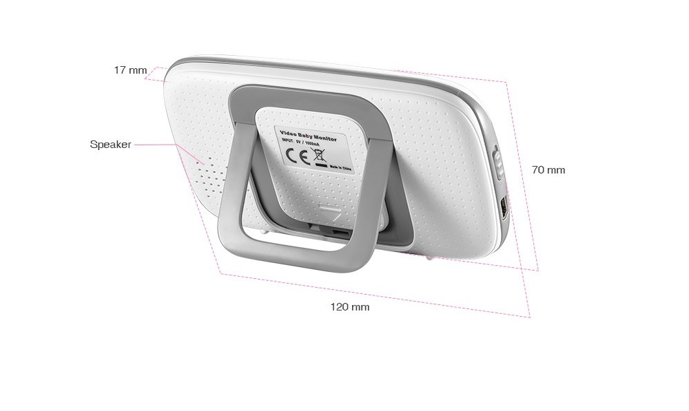 Baby Monitor VB603 Audio – Video, Wireless, Ecran 3.2 Inch LCD, Night Vision, Senzor Temperatura, Talk-back, Cantece de Leagan [17]