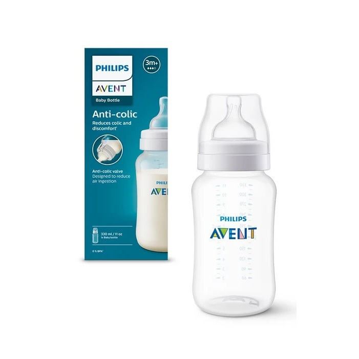 Biberon anticolici, 3 luni+, 330 ml, SCY106/01, Philips Avent [1]
