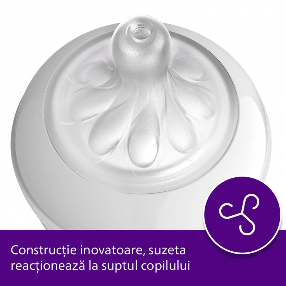 Biberon anticolici Natural Response, 1 luna+, 260 ml, SCY673/01, Philips Avent [3]