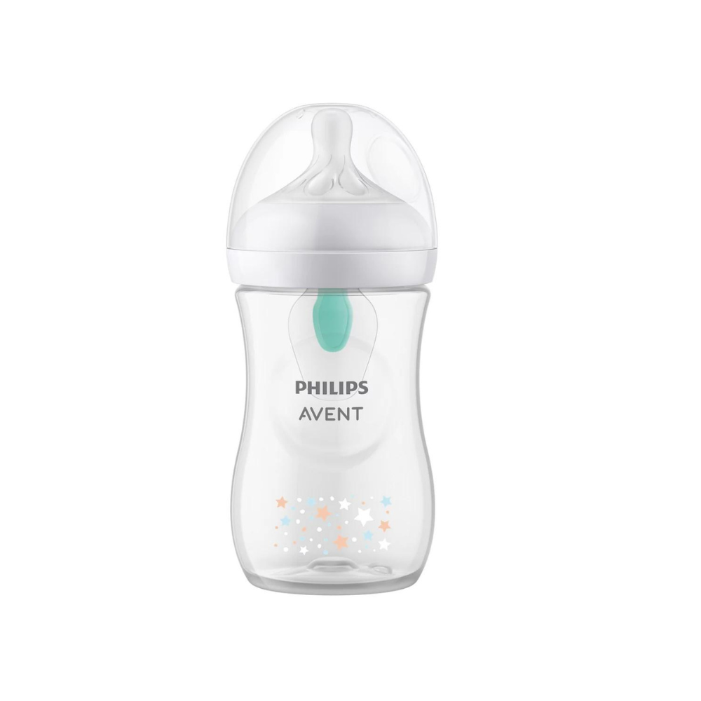 Biberon cu dispozitiv anticolici Natural Response, 1 luna+, SCY673/82, 260 ml, Philips Avent [1]