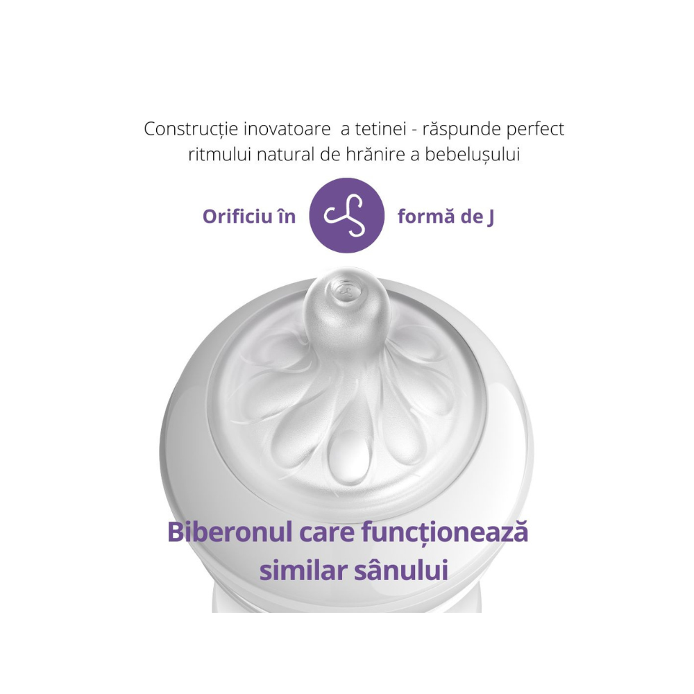 Biberon Natural Response, +1 luna, 260 ml, Girafe, SCY903/66, Philips Avent [4]
