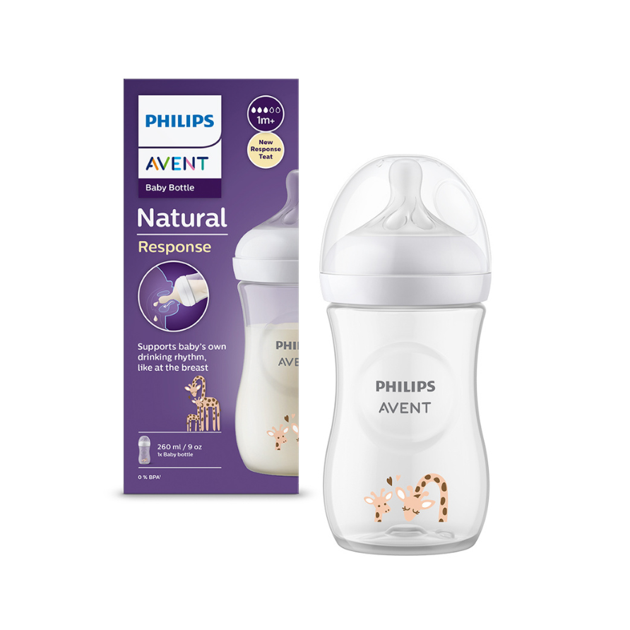 Biberon Natural Response, +1 luna, 260 ml, Girafe, SCY903/66, Philips Avent [1]