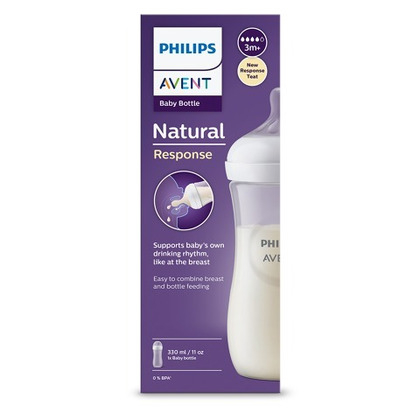 Biberon Natural Response, +3 luni, SCY906/01, 330 ml, Philips Avent [2]