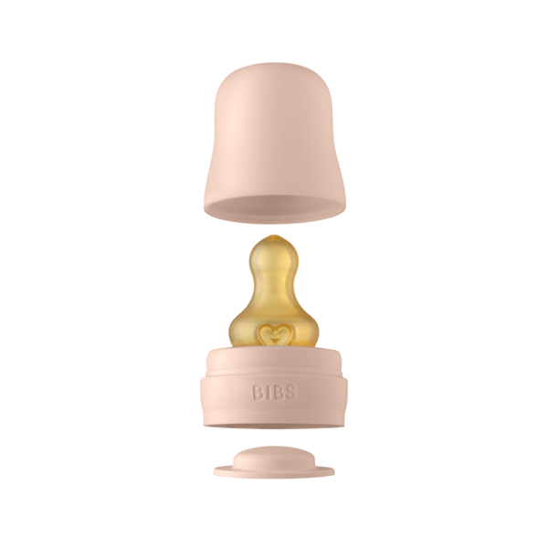 BIBS - Kit pentru set complet biberon din sticla anticolici, Blush [1]