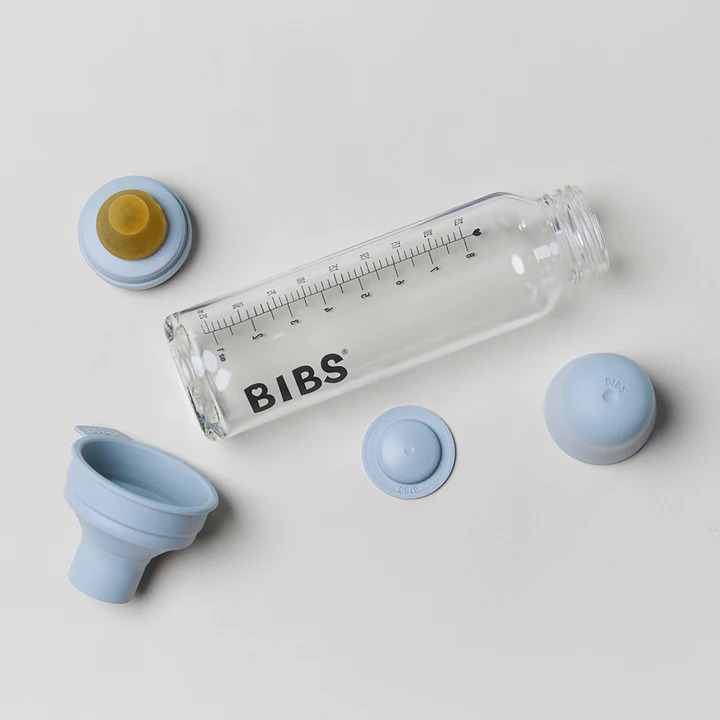 BIBS - Set complet biberon din sticla anticolici, 225 ml, Blush [3]