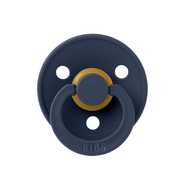 BIBS - Suzeta Colour Latex, tetina rotunda, 6 luni +-Deep Space [1]