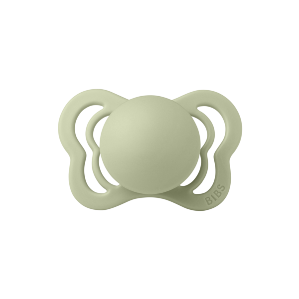 BIBS - Suzeta Couture Silicon, tetina anatomica, 0 luni +-Sage [1]