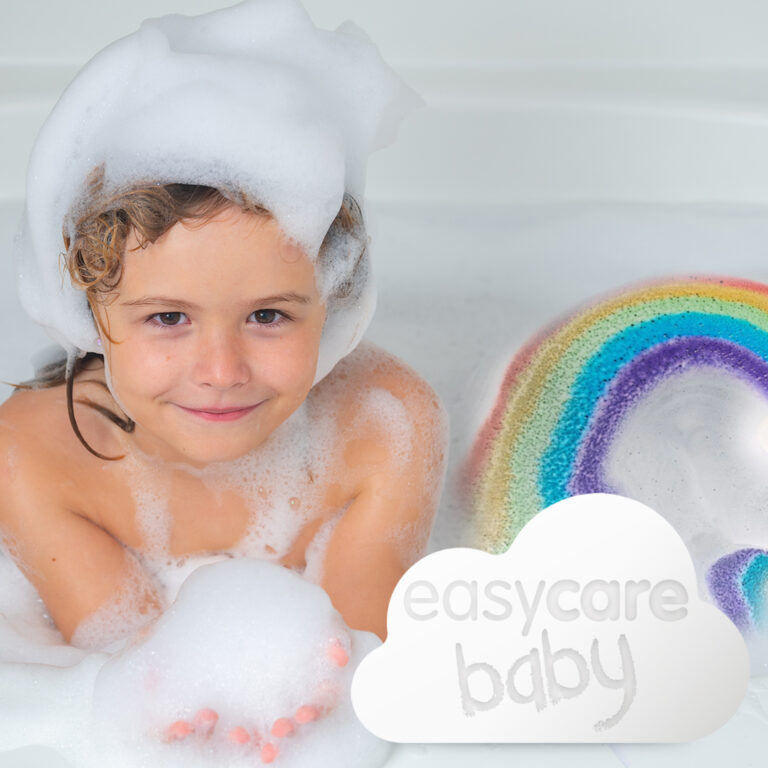 Bomba de baie norisor cu efect de curcubeu 110g EASYCARE BABY [2]