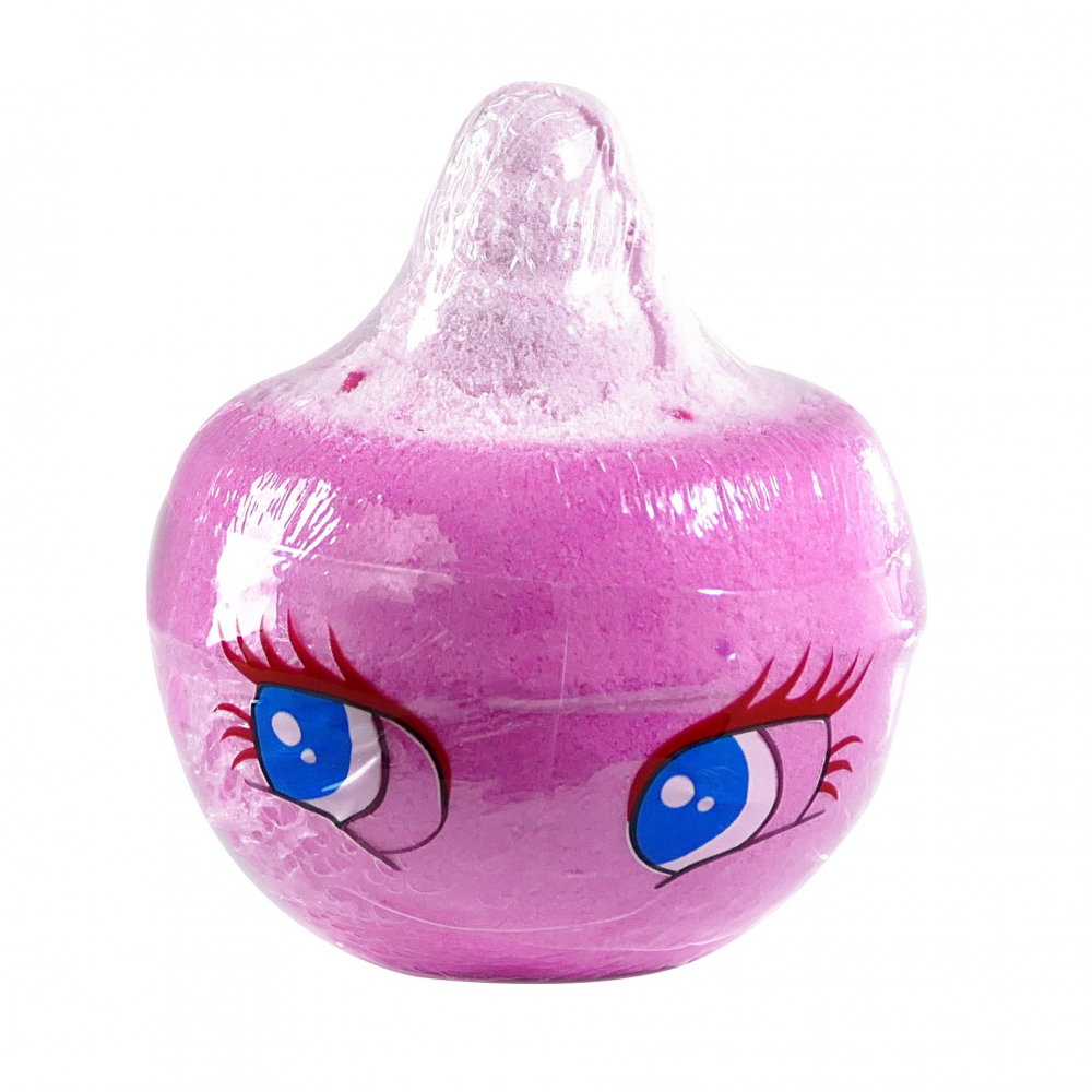 Bomba de baie unicorn parfum crema de capsuni, 120 g, Chlapu Chlap [1]
