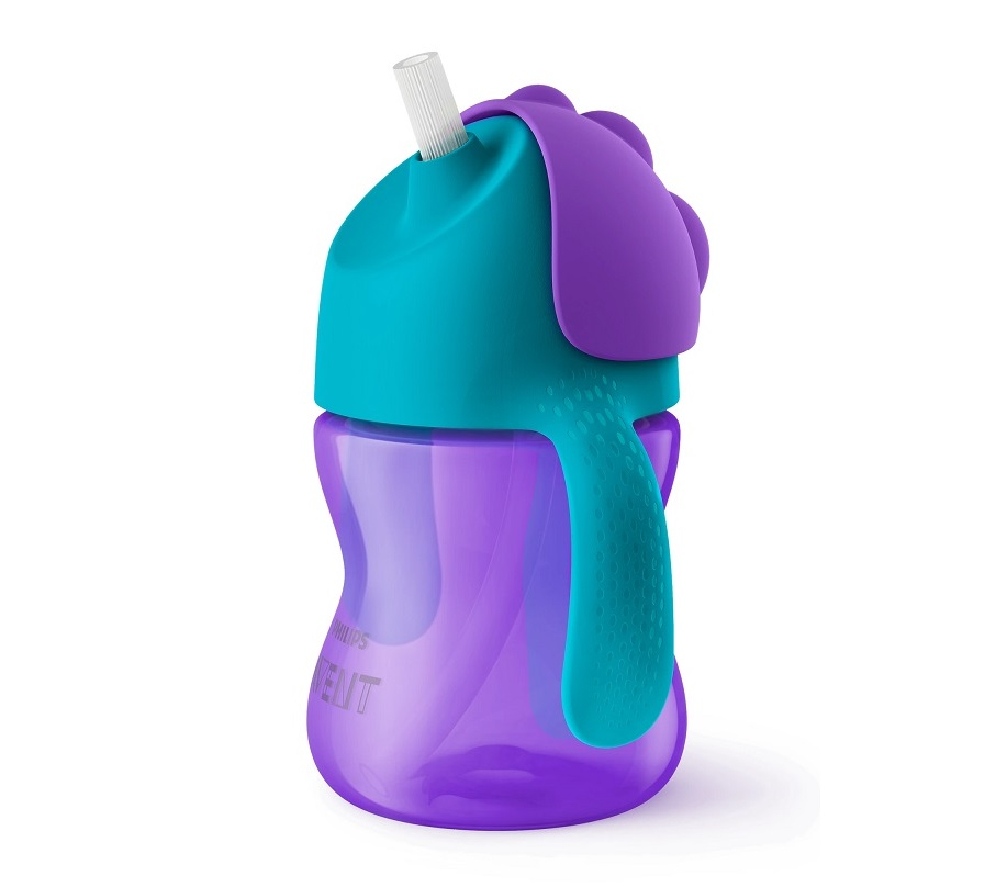 Cana cu pai, +9 luni, 200 ml, Mov, SCF796/02 Philips-Avent [2]