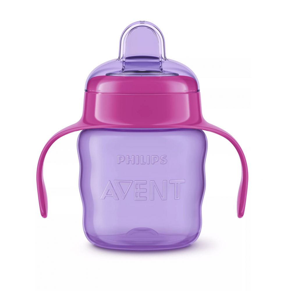 Cana cu tetina de formare, +6 luni, 200 ml, SCF551/03, Roz, Philips Avent [2]
