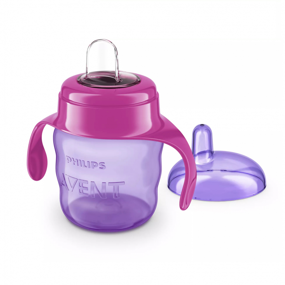 Cana cu tetina de formare, +6 luni, 200 ml, SCF551/03, Roz, Philips Avent [3]