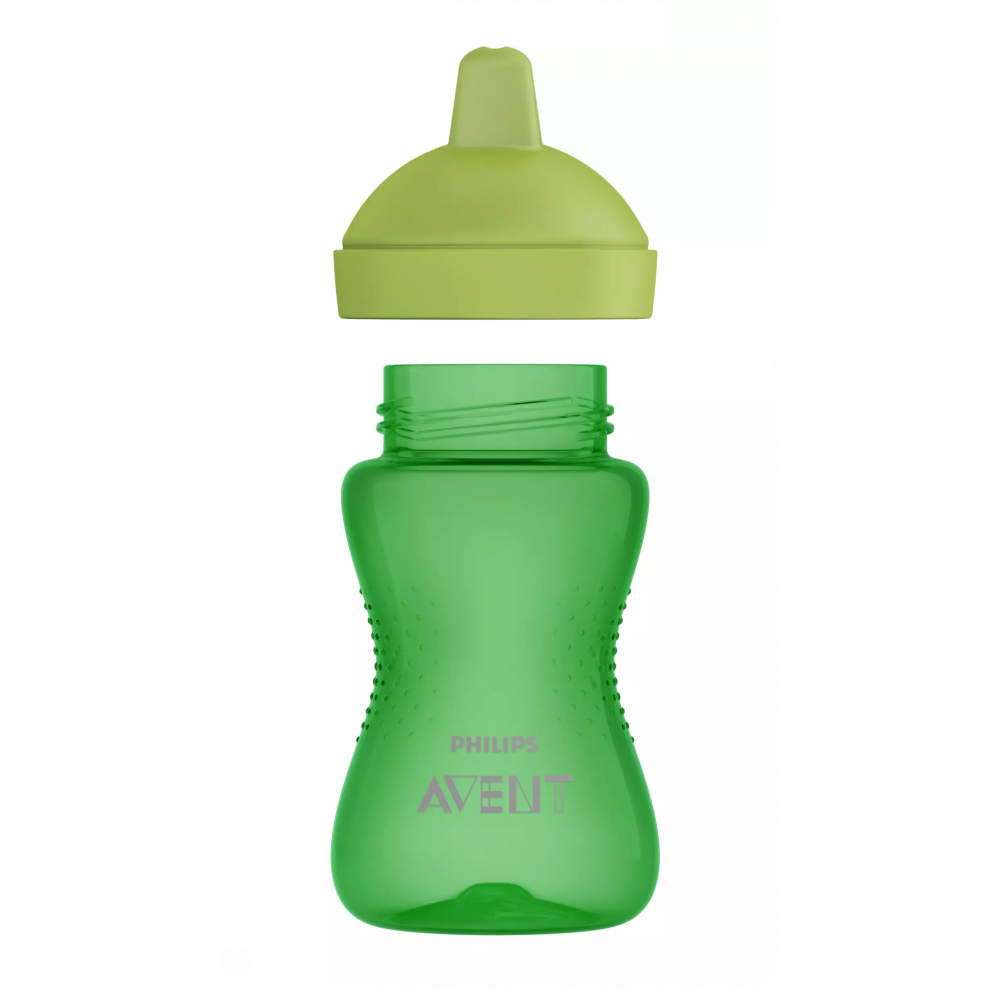 Cana cu tetina de formare dura, +18 luni, 300 ml, Verde, SCF804/03, Philips Avent [2]