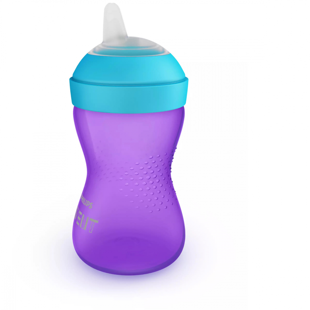 Cana cu tetina de formare moale, +9 luni, 300 ml, Mov, SCF802/02, Philips Avent [2]