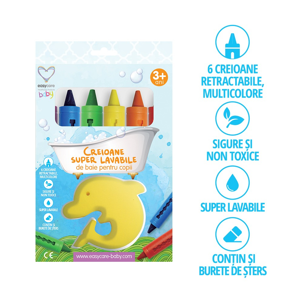 Creioane de baie super lavabile EASYCARE BABY 6 buc [3]