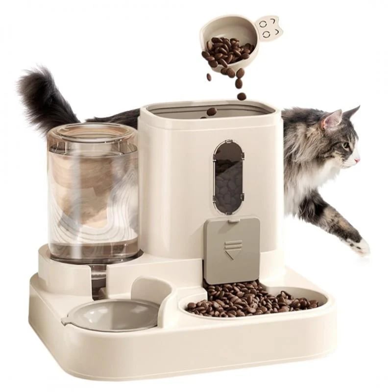 Dispenser 2-in-1 automat pentru hrana si apa - realimentare automata, pisici si caini [2]