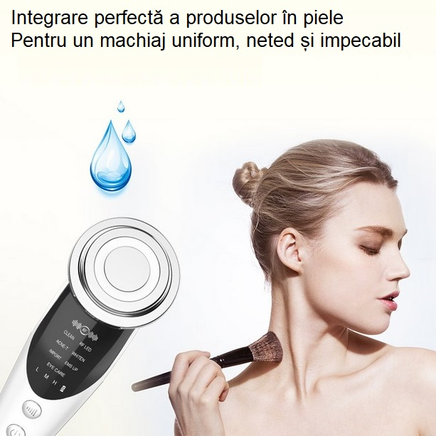 Dispozitiv Facial Profesional 7-in-1 pentru Intinerirea pielii, Lifting si Ingrijire Ten [10]