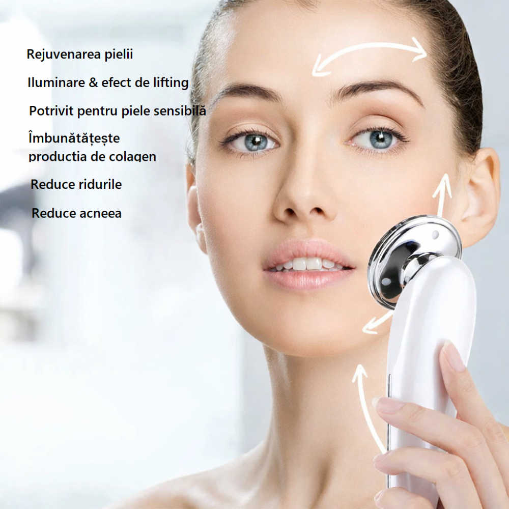 Dispozitiv Facial Profesional 7-in-1 pentru Intinerirea pielii, Lifting si Ingrijire Ten [3]