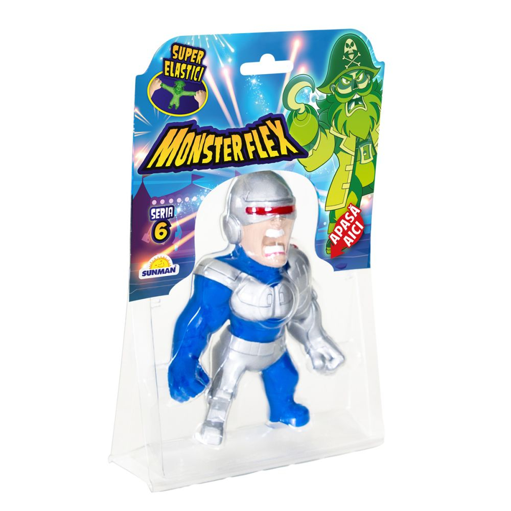 Figurina Monster Flex, Monstrulet care se intinde, S6, Cyborg [4]