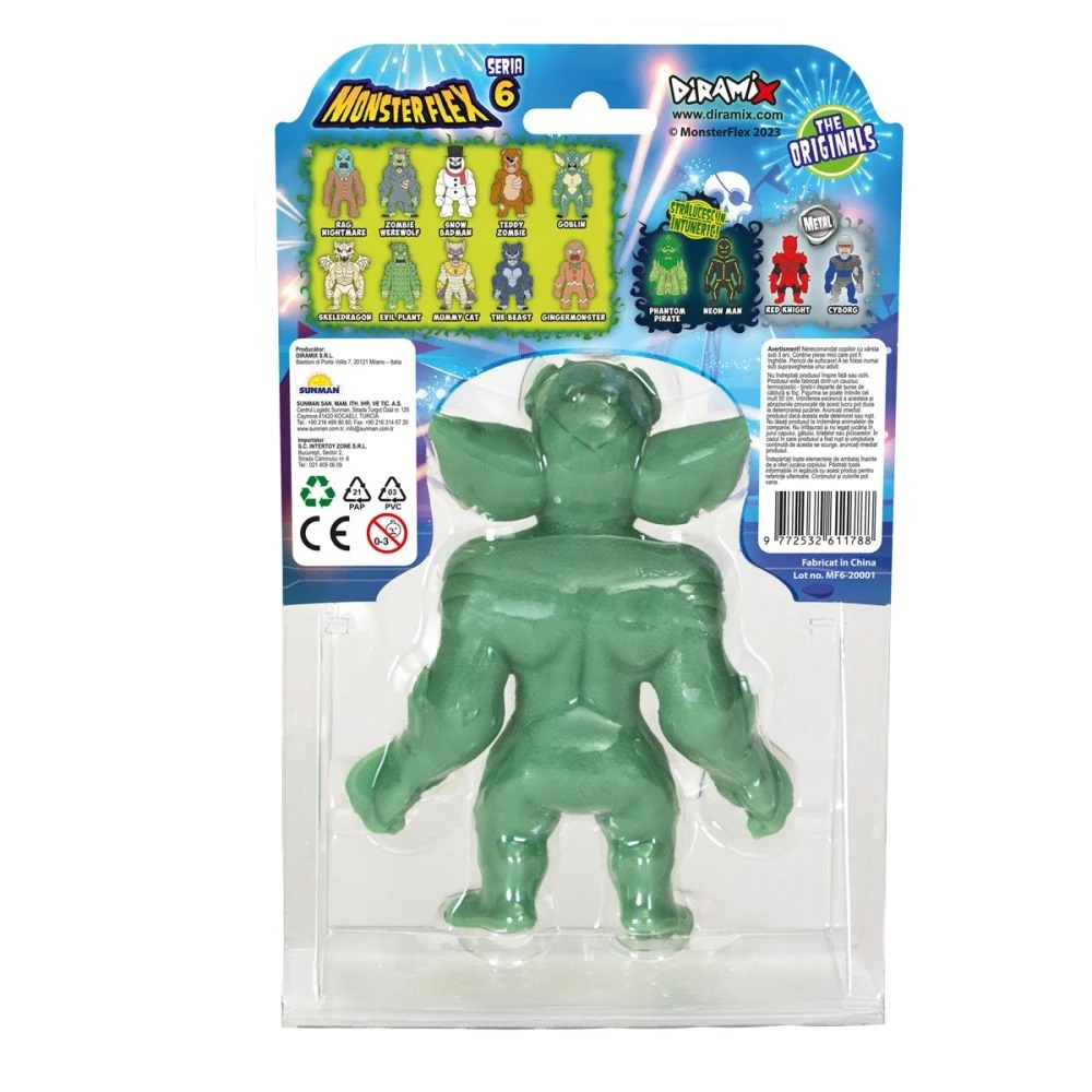 Figurina Monster Flex, Monstrulet care se intinde, S6, Goblin [4]