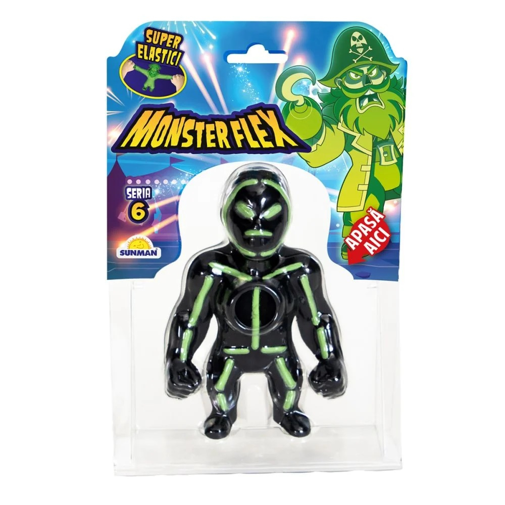 Figurina Monster Flex, Monstrulet care se intinde, S6, Neon Man [1]