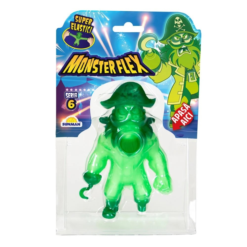 Figurina Monster Flex, Monstrulet care se intinde, S6, Phantom Pirate [1]