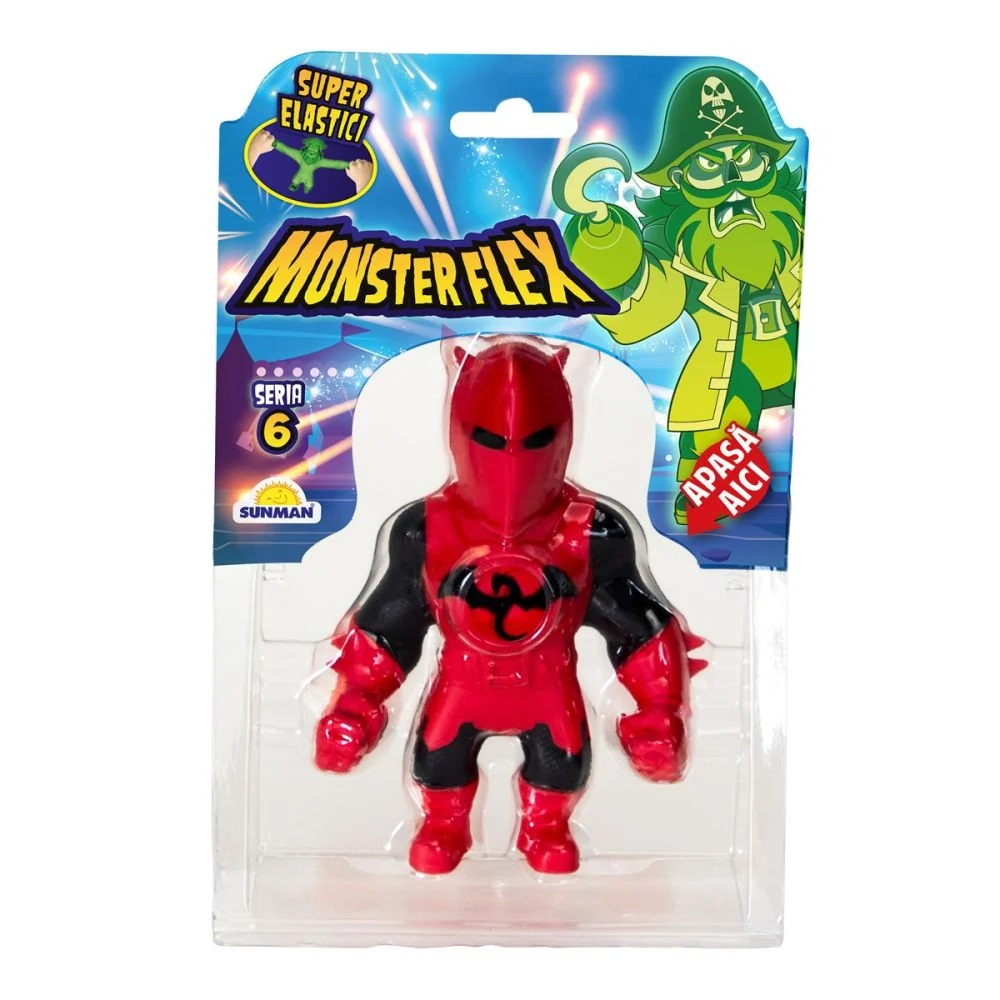Figurina Monster Flex, Monstrulet care se intinde, S6, Red Knight [1]