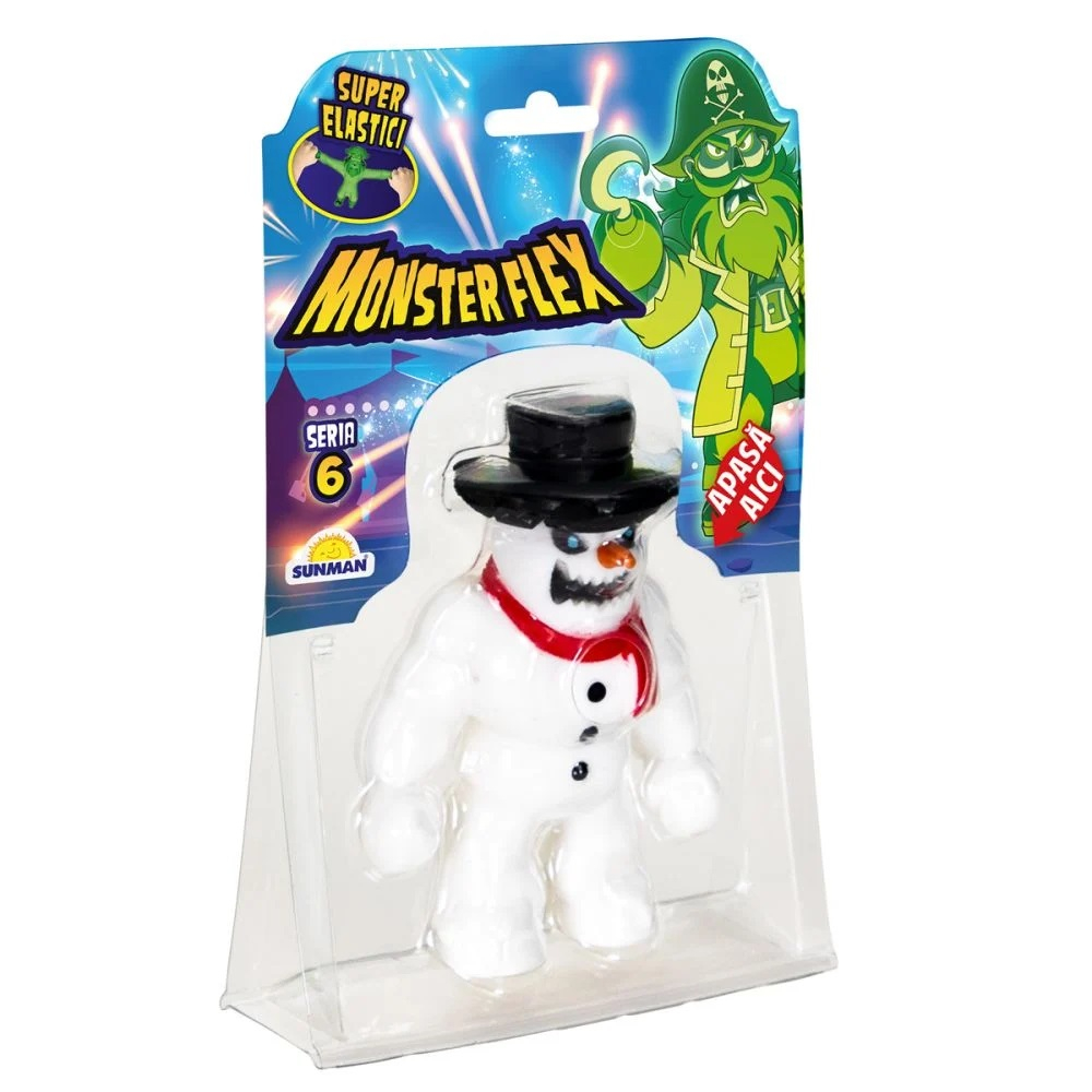 Figurina Monster Flex, Monstrulet care se intinde, S6, Snow Badman [2]