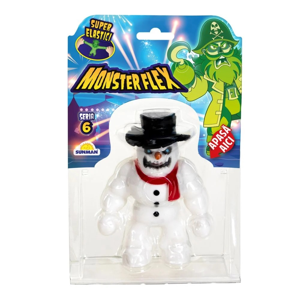 Figurina Monster Flex, Monstrulet care se intinde, S6, Snow Badman [1]
