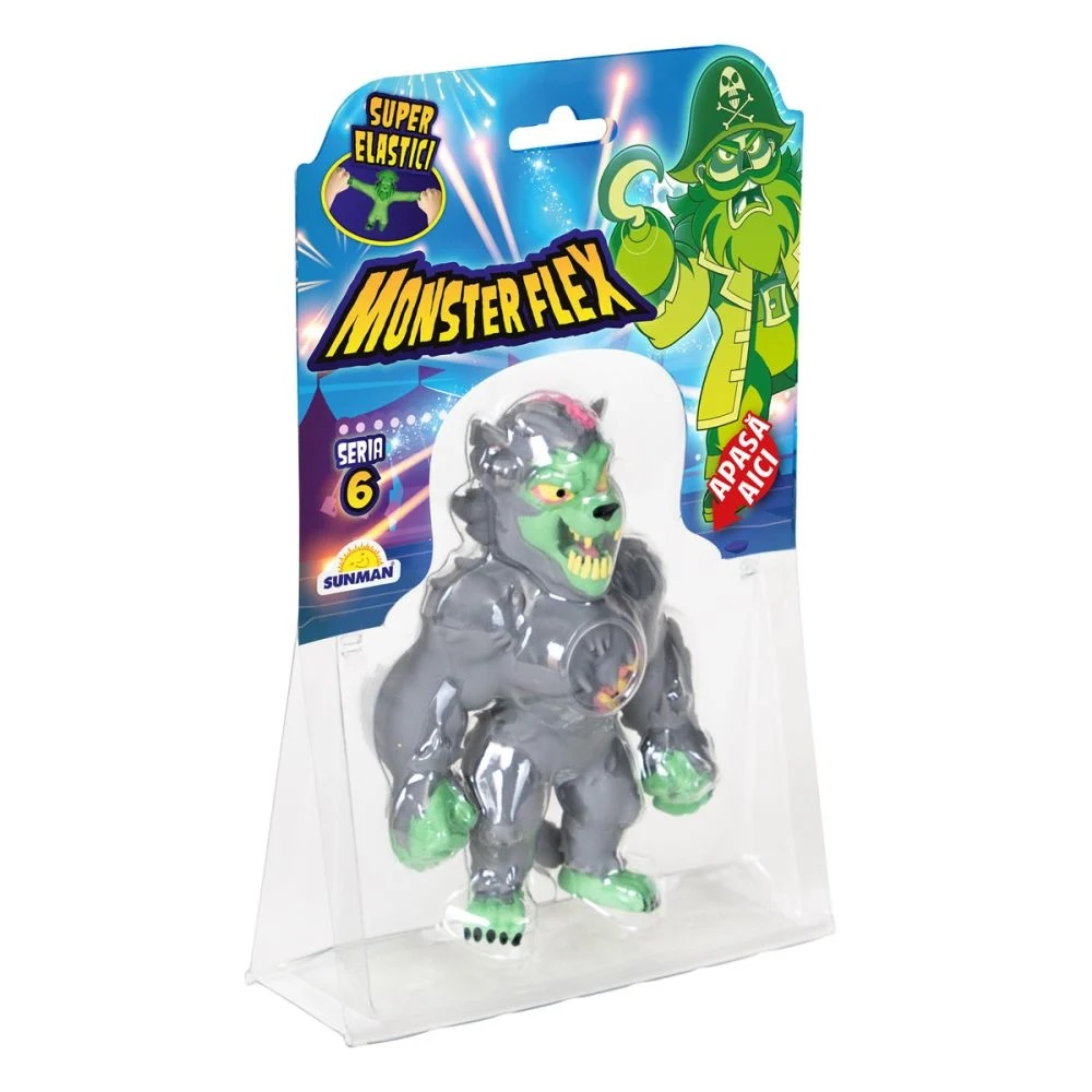 Figurina Monster Flex, Monstrulet care se intinde, S6, Zombie Werewolf [4]