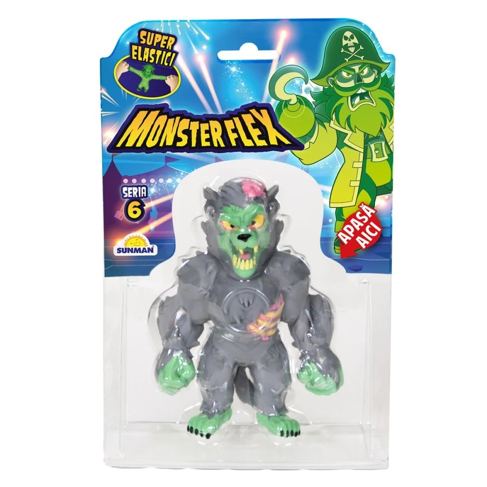 Figurina Monster Flex, Monstrulet care se intinde, S6, Zombie Werewolf [1]