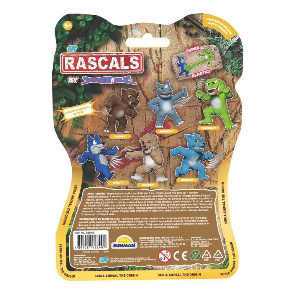 Figurina, Rascals, Animalut care se intinde, Wolfy [4]