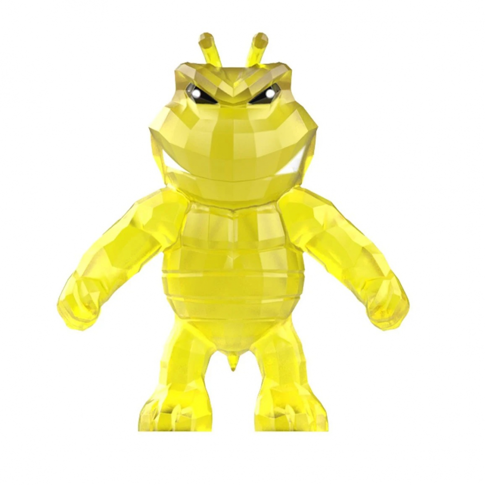 Figurina Rascals, Crystal, Monstrulet care se intinde, Galben [1]