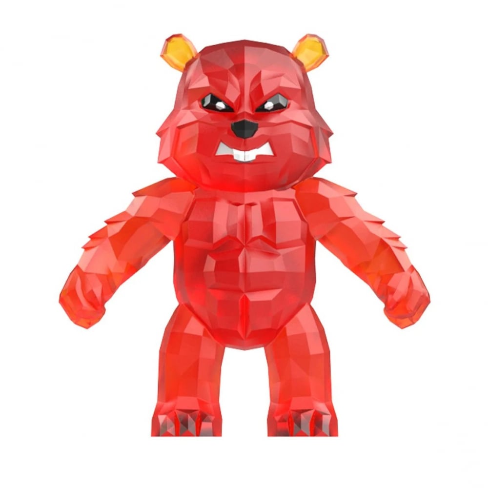Figurina Rascals, Crystal, Monstrulet care se intinde, Rosu [1]