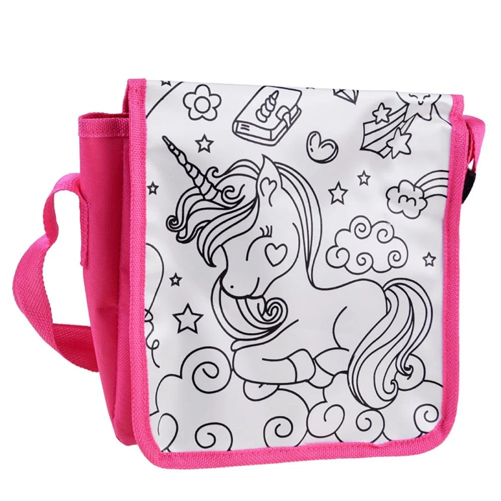 Geanta, Coloreaza propria gentuta, Pretty Pinky, Unicorn [3]