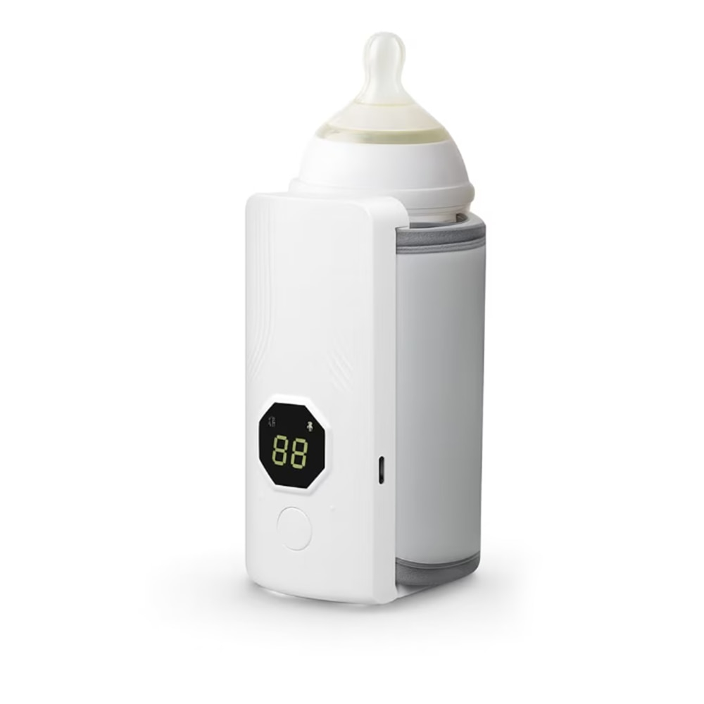 Incalzitor portabil pentru lapte Zenva– USB, pentru calatorii, reglabil, alb [2]