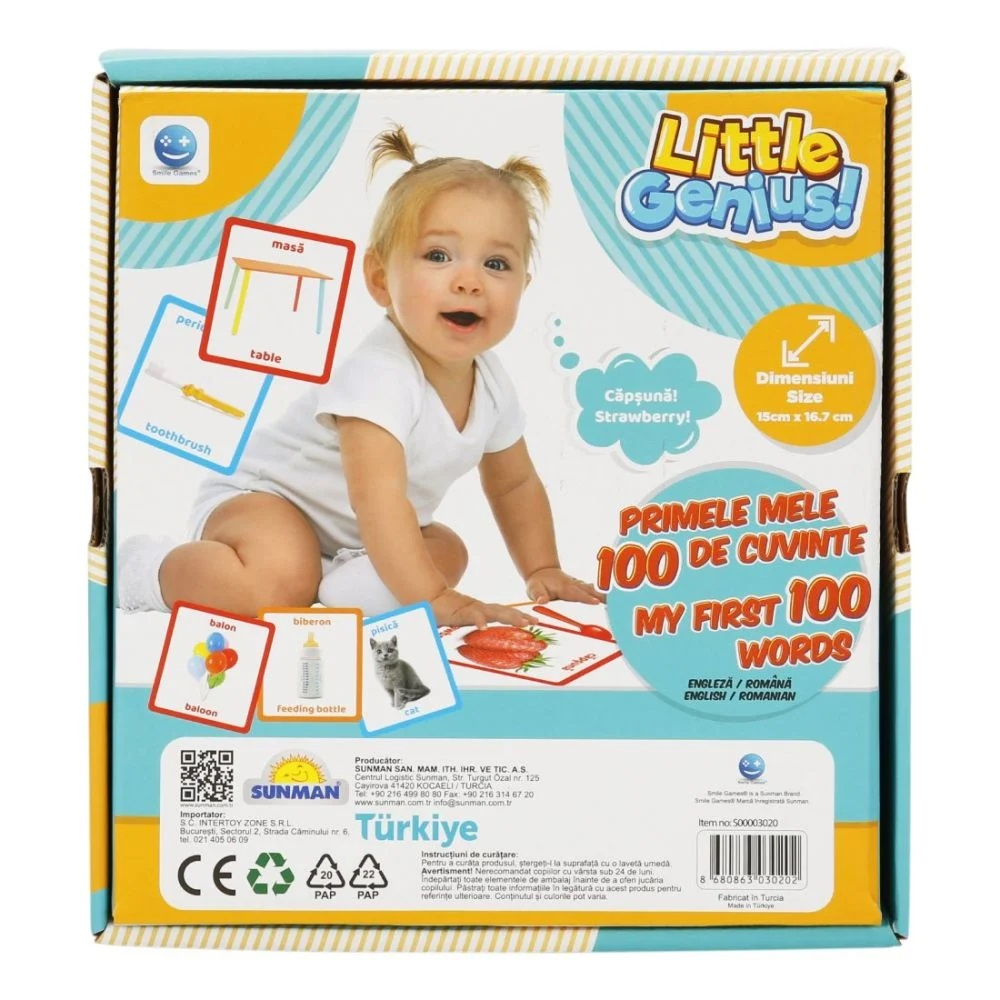 Joc de memorie, Primele mele 100 de cuvinte, Smile Games, 50 piese [5]